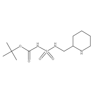 tert-butyl N-{[(piperidin-2-yl)methyl]sulfamoyl}carbamate结构式