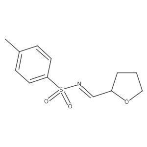 4-Methyl-N-((tetrahydrofuran-2-yl)methylene)benzenesulfonamide Structure