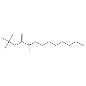 Tert-butyl (7-bromoheptyl)(methyl)carbamate结构式
