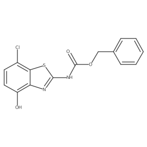 benzyl N-(7-chloro-4-hydroxy-1,3-benzothiazol-2-yl)carbamate Structure