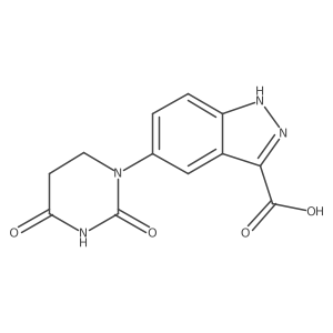 5-(2,4-dioxo-1,3-diazinan-1-yl)-1H-indazole-3-carboxylic acid Structure
