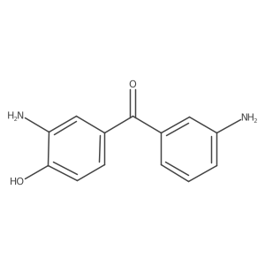 (3-Amino-4-hydroxyphenyl)(3-aminophenyl)methanone Structure