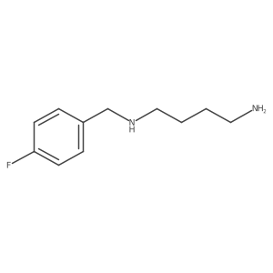 N'-[(4-fluorophenyl)methyl]butane-1,4-diamine Structure