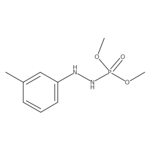 Phosphorohydrazidic acid, 2-(3-methylphenyl)-, dimethyl ester Structure