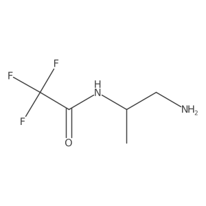 N-(1-aminopropan-2-yl)-2,2,2-trifluoroacetamide结构式