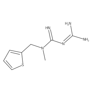 N-Methyl-N-(2-thienylmethyl)imidodicarbonimidic diamide Structure