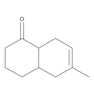 (4aR,8aR)-6-Methyl-3,4,4a,5,8,8a-hexahydronaphthalen-1(2H)-one结构式