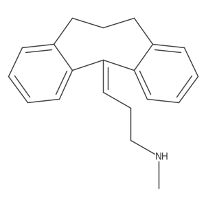 3-(6,7-Dihydrodibenzo[a,d]cycloocten-12(5H)-ylidene)-N-methyl-1-propanamine结构式