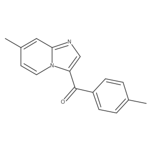 (7-Methylimidazo[1,2-a]pyridin-3-yl)(p-tolyl)methanone结构式