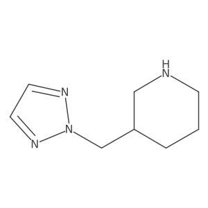 3-[(2H-1,2,3-Triazol-2-yl)methyl]piperidine Structure
