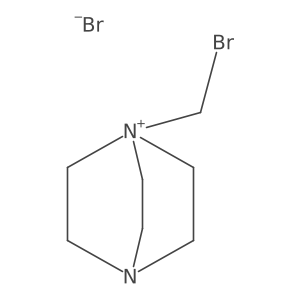 1-Bromomethyl-4-aza-1-azoniabicyclo[2.2.2]octane bromide结构式