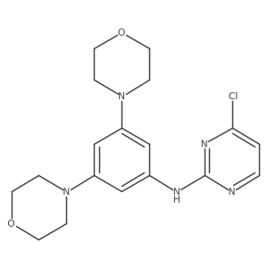 4-chloro-N-(3,5-dimorpholinophenyl)pyrimidin-2-amine Structure