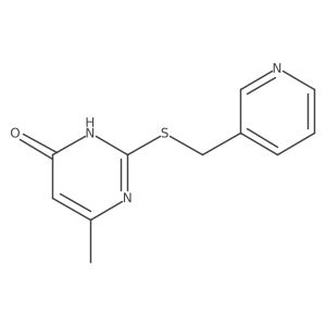 6-methyl-2-[(3-pyridinylmethyl)sulfanyl]-4(3H)-pyrimidinone Structure