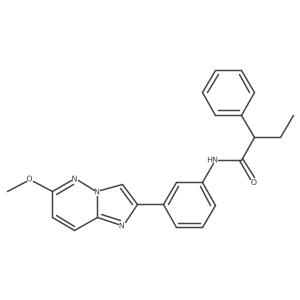 N-(3-(6-methoxyimidazo[1,2-b]pyridazin-2-yl)phenyl)-2-phenylbutanamide Structure