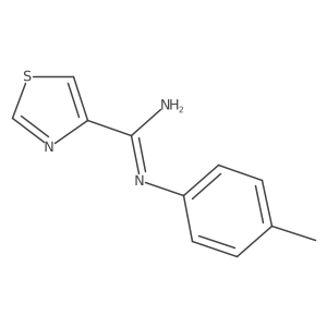 N-p-tolylthiazole-4-carboxamidine结构式