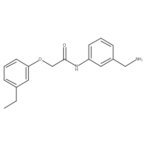 N-[3-(aminomethyl)phenyl]-2-(3-ethylphenoxy)acetamide Structure
