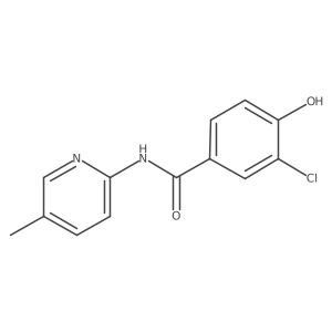 3-chloro-4-hydroxy-N-(5-methylpyridin-2-yl)benzamide Structure