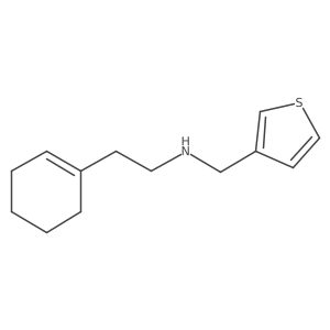 [2-(Cyclohex-1-en-1-yl)ethyl](thiophen-3-ylmethyl)amine Structure