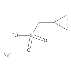 Sodium cyclopropylmethanesulfonate结构式