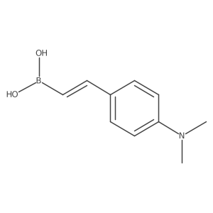 (E)-(4-(Dimethylamino)styryl)boronic acid结构式