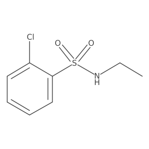 2-chloro-N-ethylbenzenesulfonamide Structure