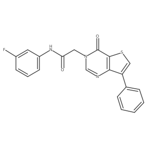 N-(3-fluorophenyl)-2-(4-oxo-7-phenylthieno[3,2-d]pyrimidin-3(4H)-yl)acetamide Structure
