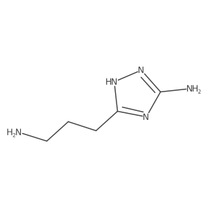 5-(3-Aminopropyl)-4H-1,2,4-triazol-3-amine Structure