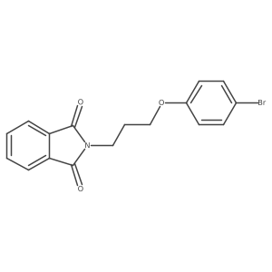 2-(3-(4-Bromophenoxy)propyl)isoindoline-1,3-dione Structure