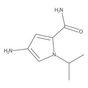 4-Amino-1-(1-methylethyl)-1H-pyrrole-2-carboxamide结构式