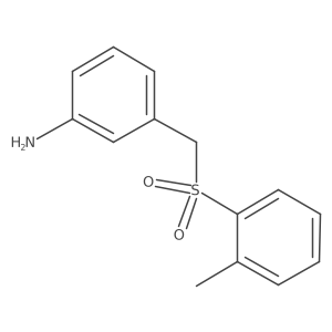3-[(2-Methylbenzenesulfonyl)methyl]aniline Structure