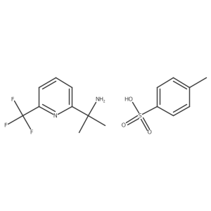 2-(6-(Trifluoromethyl)pyridin-2-yl)propan-2-amine 4-methylbenzenesulfonate结构式