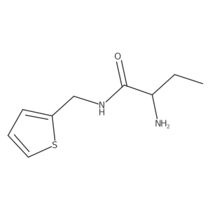 2-amino-N-(thiophen-2-ylmethyl)butanamide Structure