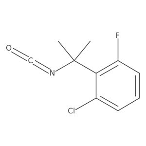 1-Chloro-3-fluoro-2-(2-isocyanatopropan-2-yl)benzene Structure