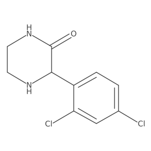 (S)-3-(2,4-Dichlorophenyl)piperazin-2-one结构式