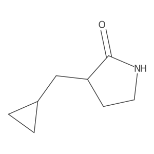 3-(Cyclopropylmethyl)pyrrolidin-2-one Structure