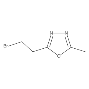 2-(2-Bromoethyl)-5-methyl-1,3,4-oxadiazole Structure