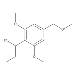Benzenemethanol, I+/--ethyl-2,6-dimethoxy-4-(methoxymethyl)- Structure