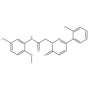 N-(5-chloro-2-methoxyphenyl)-2-[3-(2-chlorophenyl)-6-oxopyridazin-1(6H)-yl]acetamide Structure