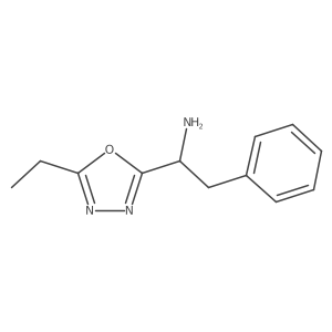 (S)-1-(5-Ethyl-1,3,4-oxadiazol-2-yl)-2-phenylethanamine Structure
