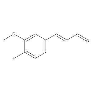 3-(4-Fluoro-3-methoxyphenyl)prop-2-enal结构式