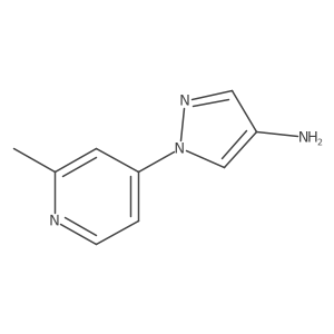 1-(2-methylpyridin-4-yl)-1H-pyrazol-4-amine结构式