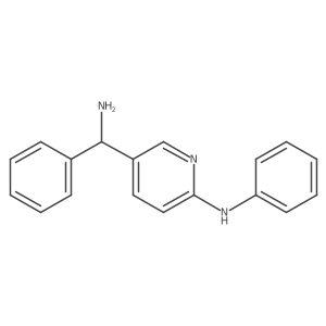 5-(Amino(phenyl)methyl)-N-phenylpyridin-2-amine Structure