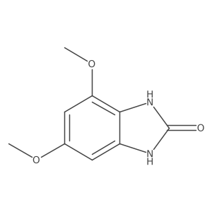 2H-Benzimidazol-2-one, 1,3-dihydro-4,6-dimethoxy- Structure