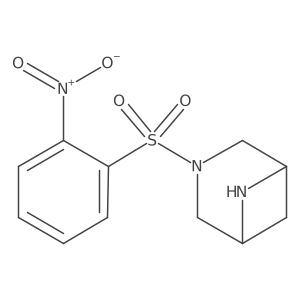 (1R,5S)-3-(2-nitrobenzenesulfonyl)-3,6-diazabicyclo[3.1.1]heptane Structure