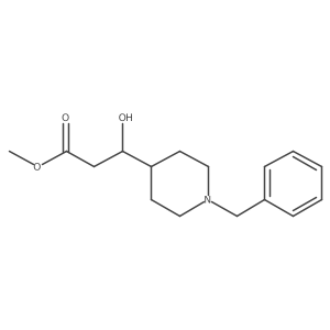Methyl 3-(1-benzylpiperidin-4-yl)-3-hydroxypropanoate Structure