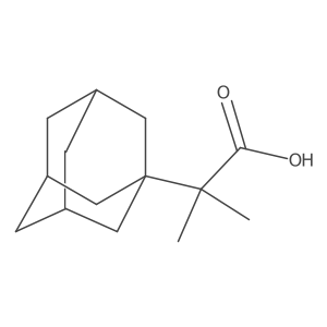 2-(Adamantan-1-yl)-2-methylpropanoic acid Structure