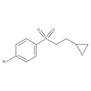2-[2-(4-Bromobenzenesulfonyl)ethyl]oxirane结构式