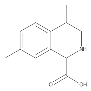 4,7-Dimethyl-1,2,3,4-tetrahydroisoquinoline-1-carboxylic acid Structure