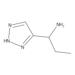 1-(1H-1,2,3-triazol-5-yl)propan-1-amine Structure