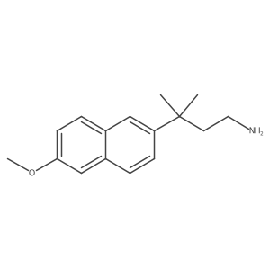 3-(6-Methoxynaphthalen-2-yl)-3-methylbutan-1-amine结构式